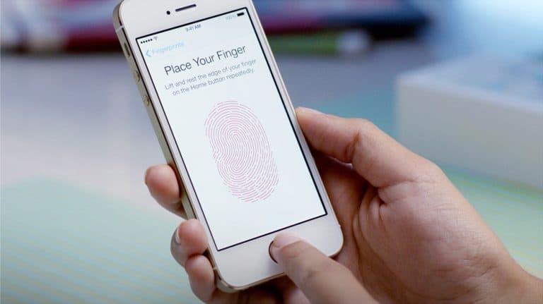 Apple's new iPhone 5S uses a fingerprint scanner instead of a passcode. (Apple)