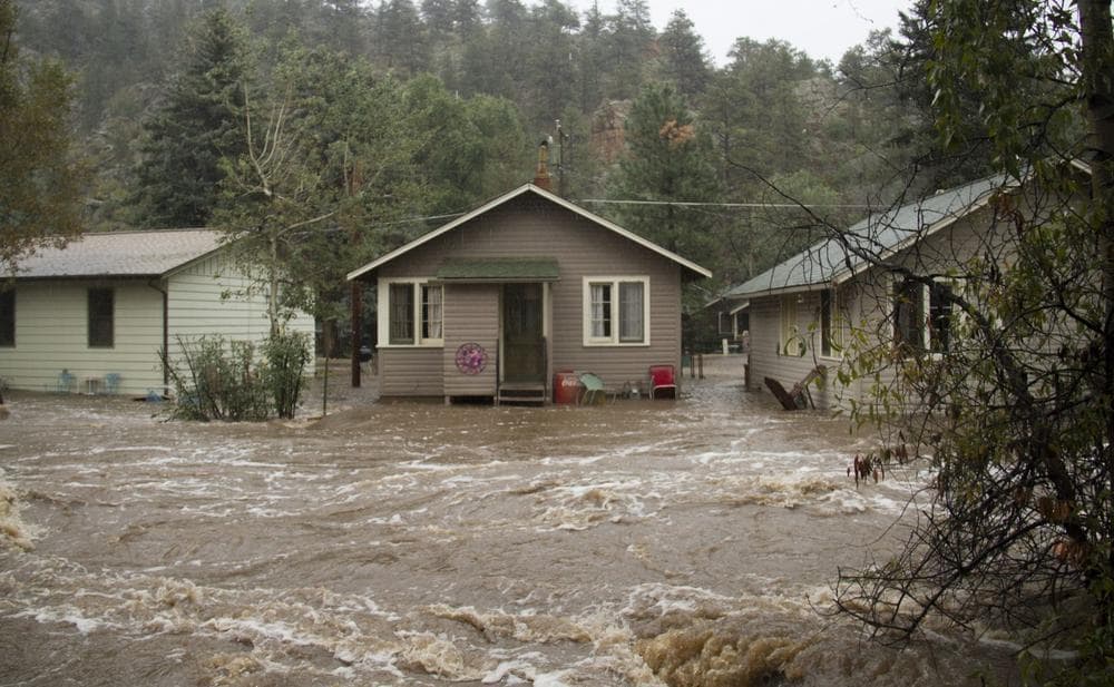 Flooding in Estes Park, Colo. on Friday, Sept. 13, 2013. (KevinBeaty/Flickr)