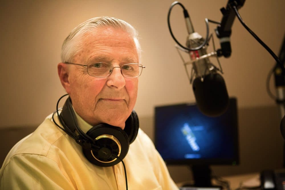 Dr. Timothy Johnson, retired Medical Editor for ABC News, in the WBUR studios. (Jesse Costa/WBUR)