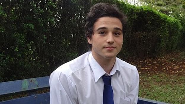 Zachary Yach and four others in the popular ArtCaffe survived the attack. (BBC)
