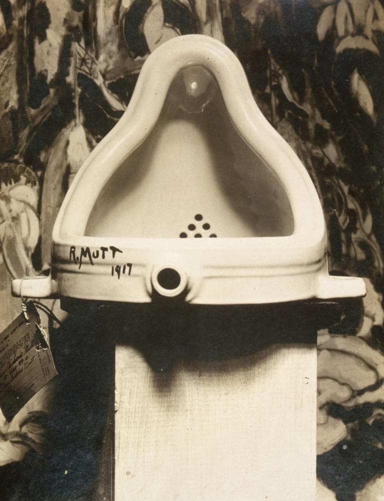 Marcel Duchamp's &quot;Fountain.&quot; (Alfred Stieglitz/AP) 