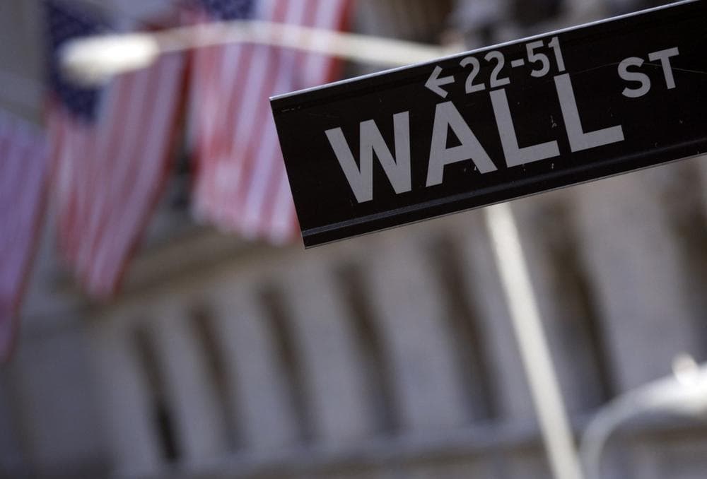 A Wall St. street sign is seen near the New York Stock Exchange Monday, Sept. 15, 2008 in New York. (AP) 
