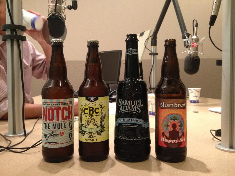 Beer expert John Holl brought four of his favorite local brews into our studios for Anthony to try.