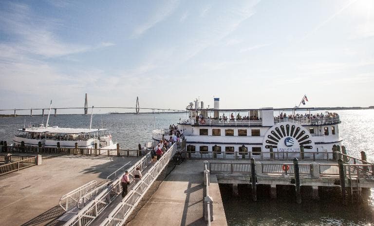 Passengers board the ferry to Fort Sumter. (Fort Sumter Tours)