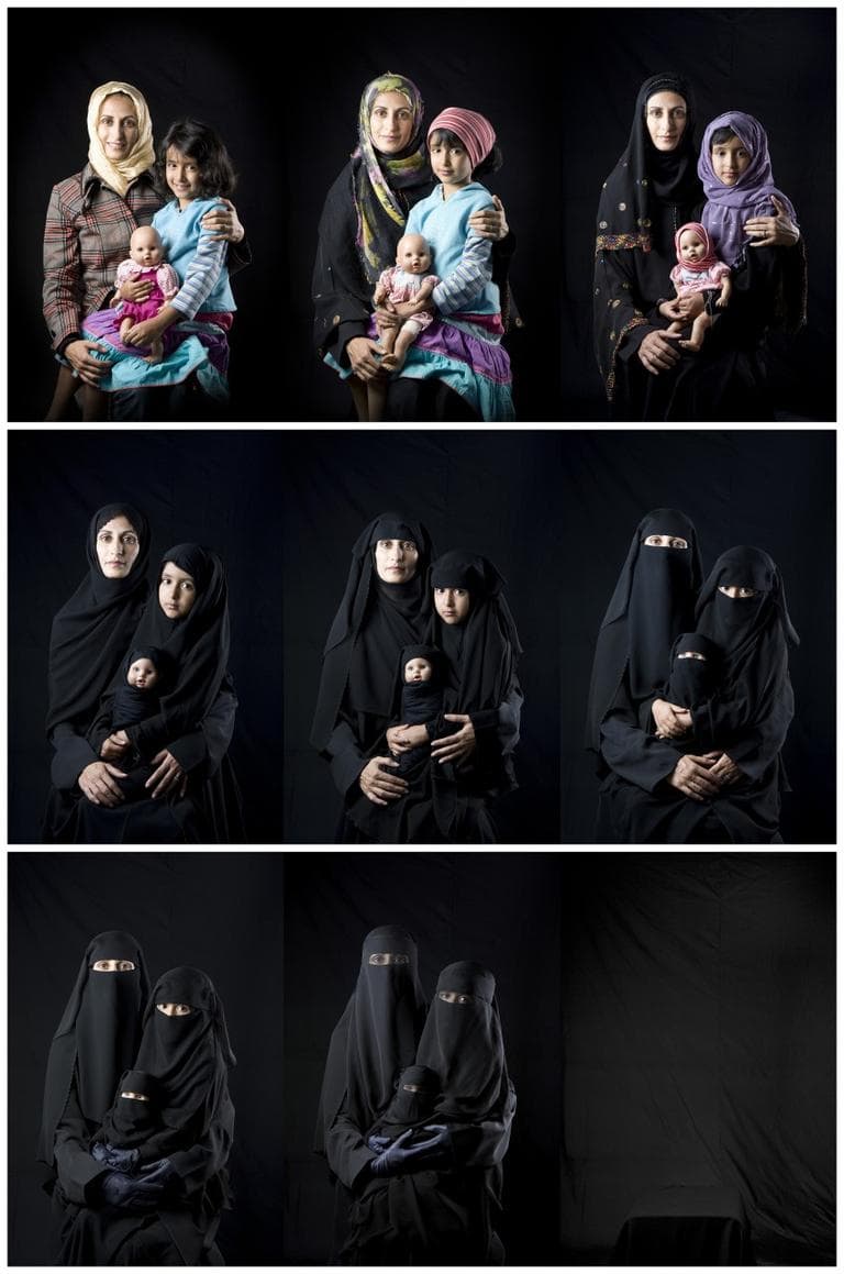 &quot;Mother, Daughter, Doll&quot; by Boushra Almutawakel (Courtesy of the Museum of Fine Arts, Boston)