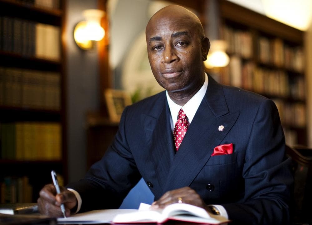 Senate Chaplain Barry Black poses for a portrait in his office on Capital Hill in Washington Friday, July 9, 2010. (Drew Angerer/AP)