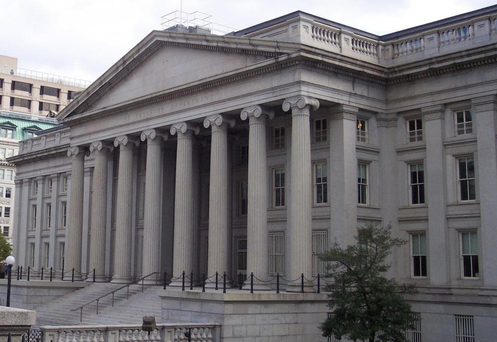 The U.S. Treasury department. (Wikimedia)