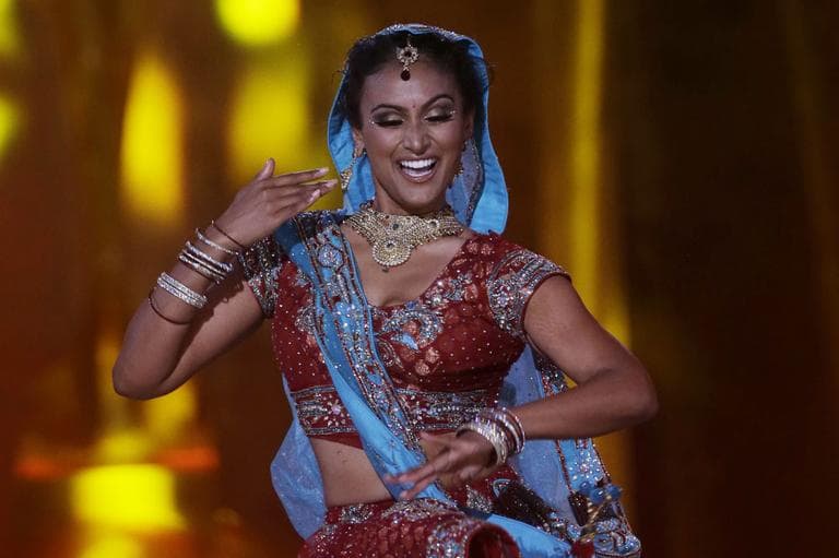 Miss New York Nina Davuluri performs during the Miss America 2014 pageant, Sunday, Sept. 15, 2013, in Atlantic City, N.J. (AP)