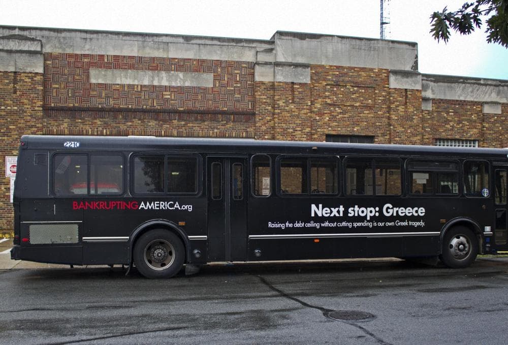 As public attention focuses on deficit-reduction negotiations, Public Notice launches its fourth ad campaign, this time wrapping Washington Metropolitan Area Transit Authority (WMATA) buses and bus shelters to drive home the organization’s message of “don’t raise debt ceiling without cutting spending.” (Creative Commons)