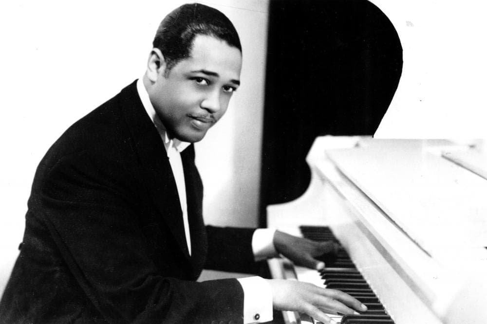 Composer and bandleader Duke Ellington is photographed playing the piano in this undated photo. (AP)