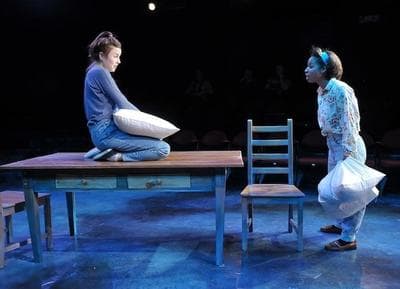 Molly Kimmerling plays Nicole and Alexandria Danielle King plays Fran in &quot;Splendor&quot; as yooung children and, below, as adults. (Craig Bailey/Perspective Photo)