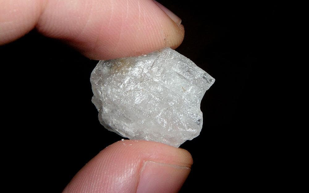 A rock of crystal meth (not found in Craze.) Photo: Psychonaut/Wikimedia Commons