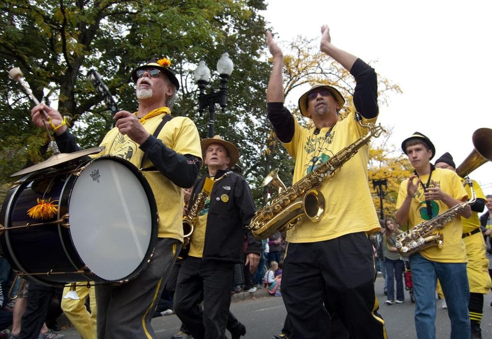 The Expandable Brass Band from Northampton. (Greg Cook)