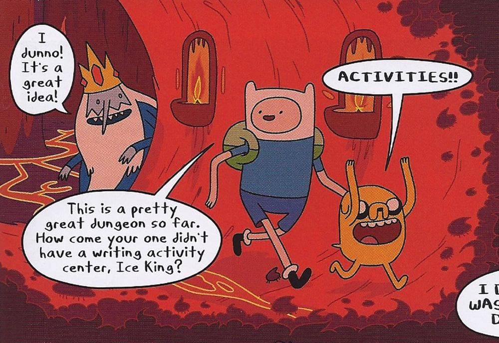 Shelli Paroline and Braden Lamb's “Adventure Time” comic.