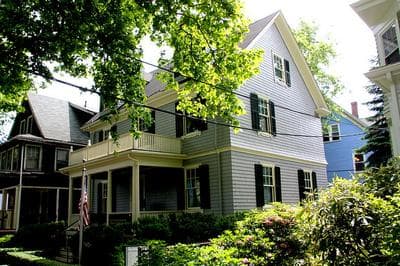 John F. Kennedy's birthplace and childhood home on 83 Beals Street in Brookline, Massachusetts. (Bill Ilott/Flickr)
