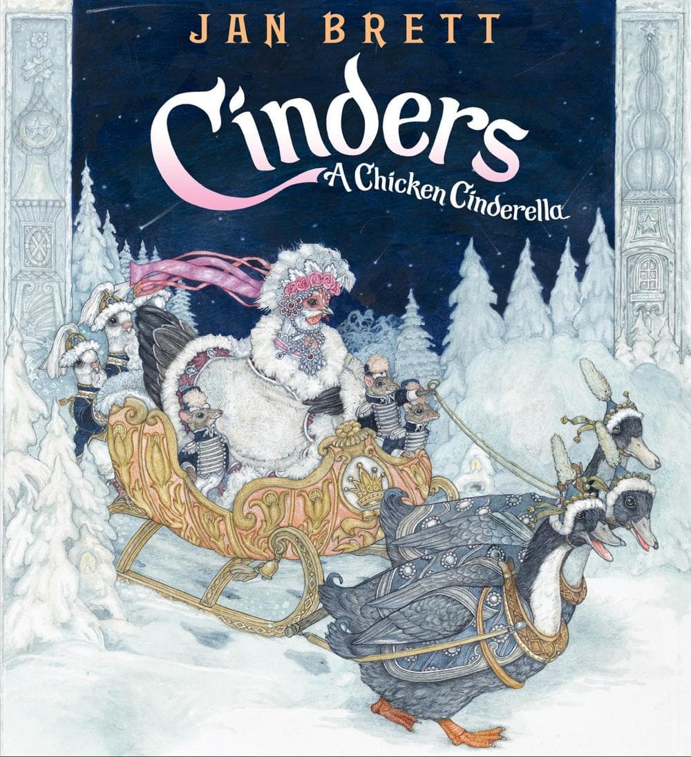 The cover of &quot;Cinders&quot; by Jan Brett.