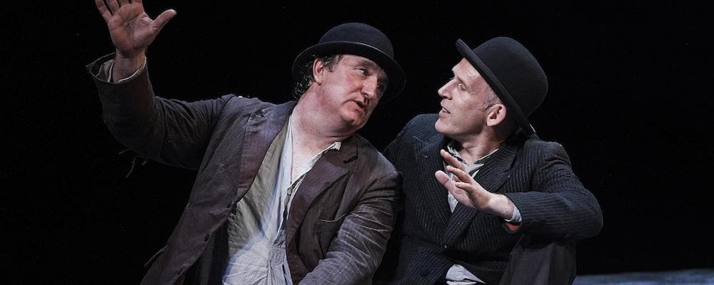 Gary Lydon and Conor Lovett in &quot;Waiting for Godot&quot; at the Paramount Theatre. (Photo@RosKavanag)