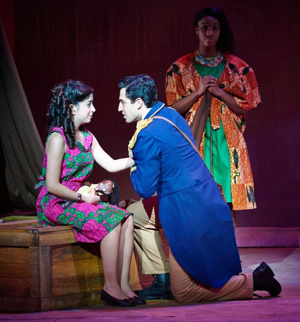 Sirena Abalian and Jared Troilo in &quot;A Little Princess&quot; at the Strand Theatre. (Mattmckeephoto.com)