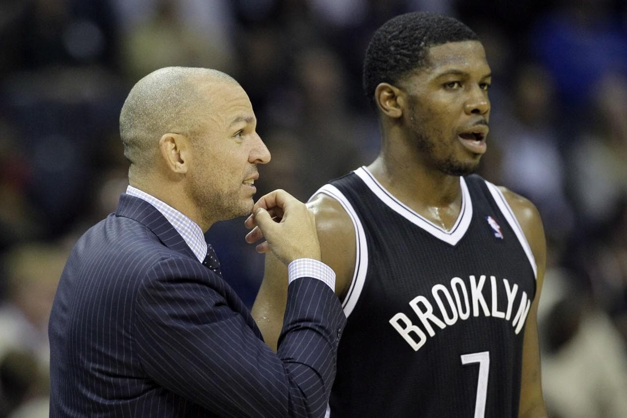 Jason Kidd is struggling to coach his team to success from the sidelines. (Danny Johnston/AP)
