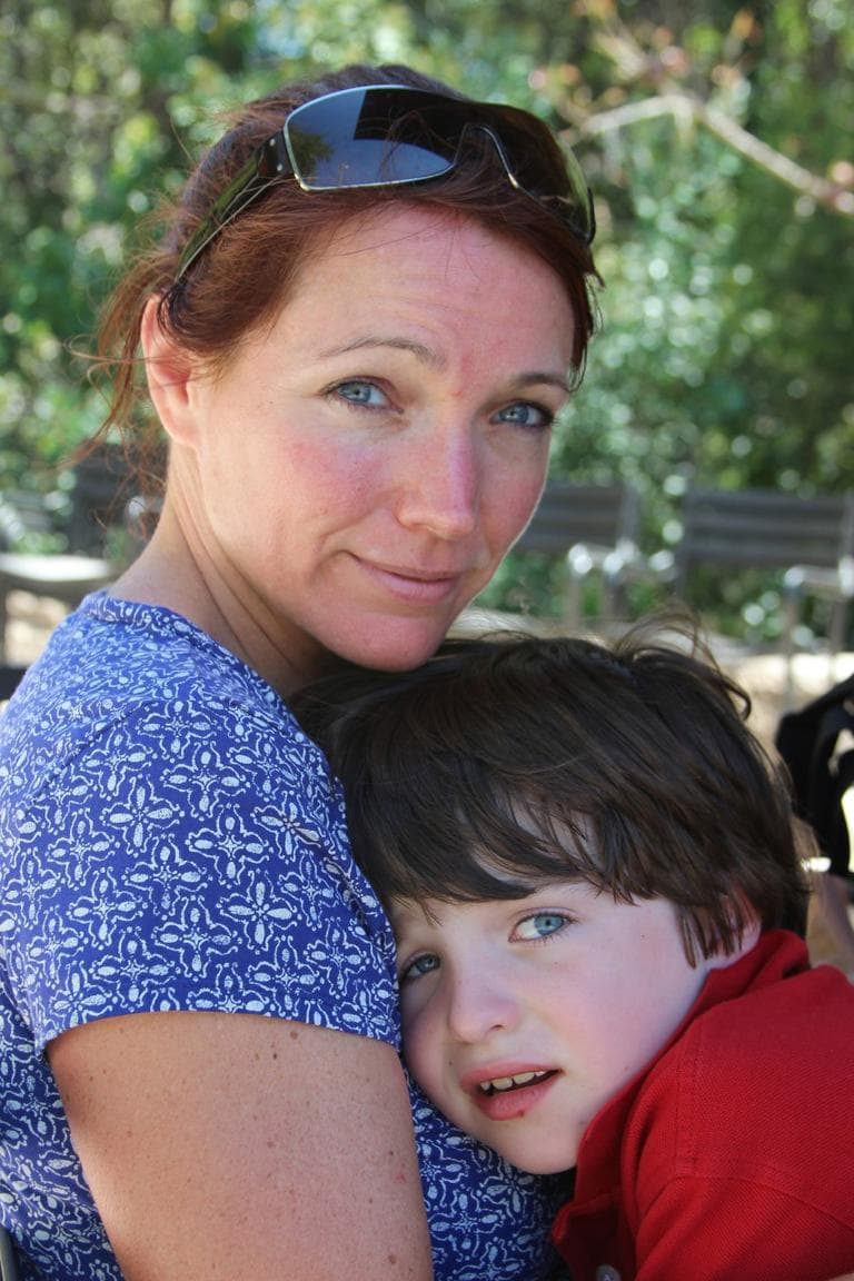 Nicole Hockley is pictured with her son Dylan, who was killed in the Newtown school shooting last year. (dylanhockleypictures/Flickr)