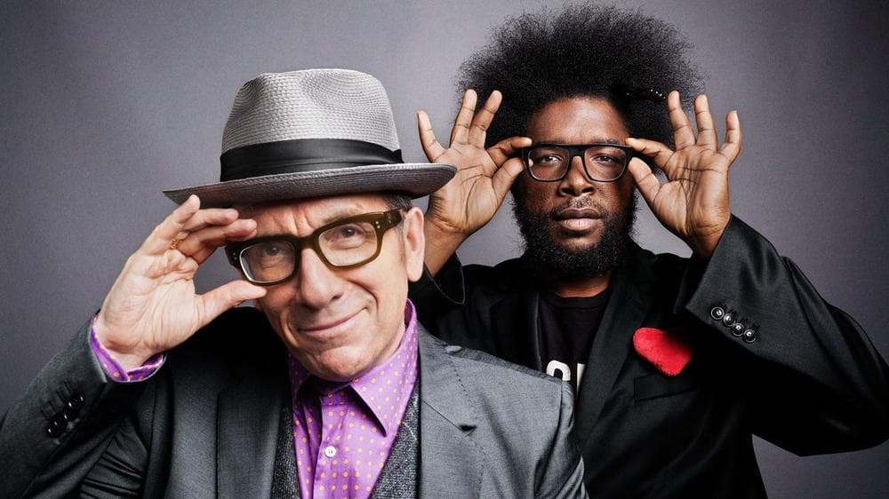 Elvis Costello and The Roots' collaboration has a &quot;throwback feel&quot; KCRW's Raul Campos says, which is the topic of today's DJ Sessions.  (Danny Clinch via NPR)