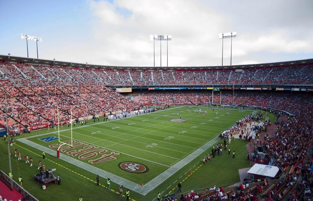 The San Francisco 49ers will play their final regular season game at the infamous Candlestick Park on Monday night. (Aaron Kehoe/AP)