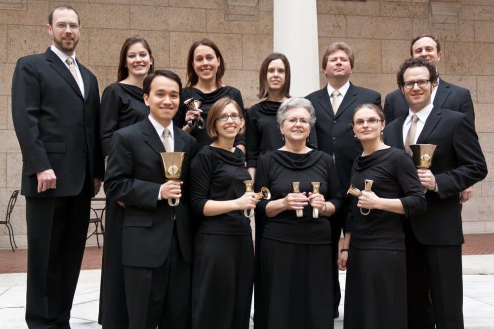 Artistic Director Griff Gall (far left) and the Back Bay Ringers (Credit: Back Bay Ringers)