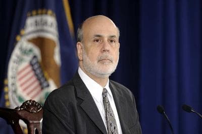 Federal Reserve Chairman Ben Bernanke listens to a question during a news conference at the Federal Reserve in Washington, Wednesday, Dec. 18, 2013. The Fed will begin to reduce bond purchases by $10 billion in January because of a stronger U.S. job market. (AP)