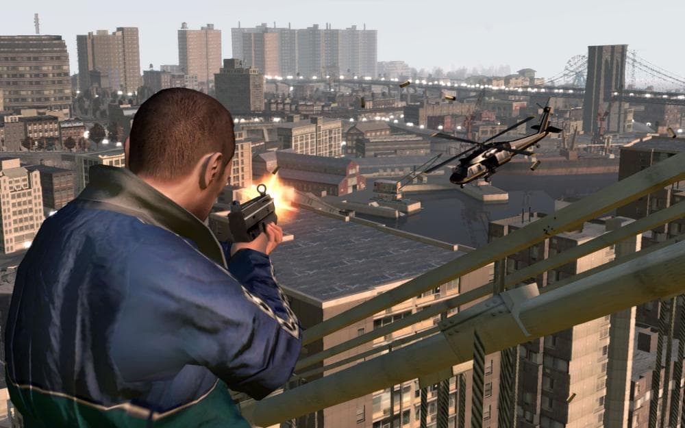 A screenshot from the video game Grand Theft Auto.