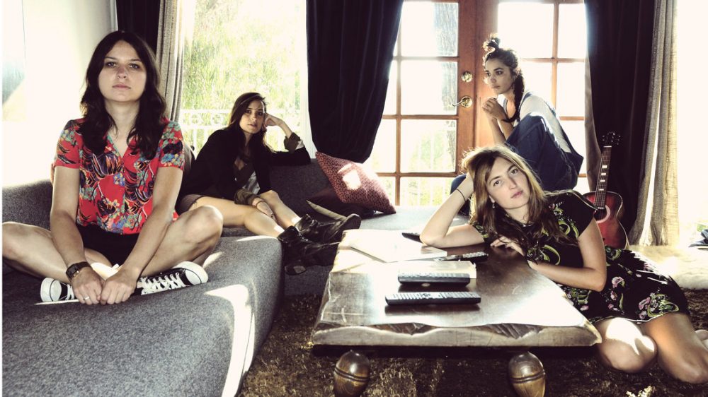 Warpaint's self-titled album comes out Jan. 21. (Mia Kirby/Courtesy of the artist)