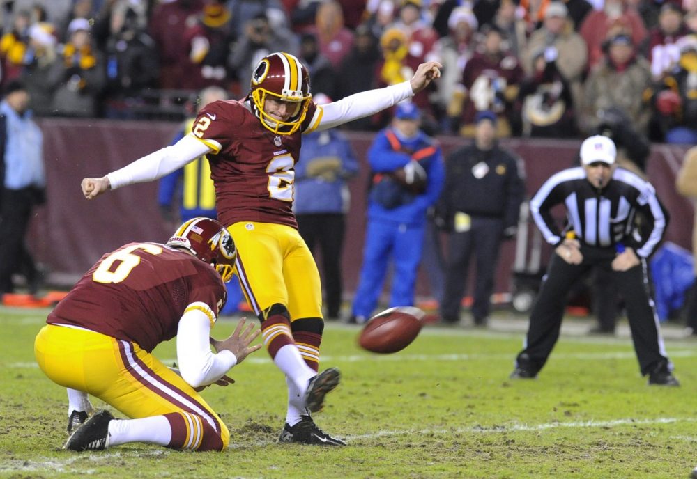 Will extra points, like this one taken by Washington kicker Kai Forbath in 2013, become a thing of the past? (Richard Lipski/AP)