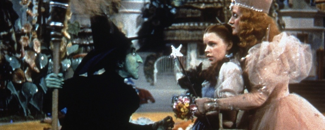Margaret Hamilton, Judy Garland and Billie Burke in &quot;The Wizard of Oz.&quot; (AP/HO)