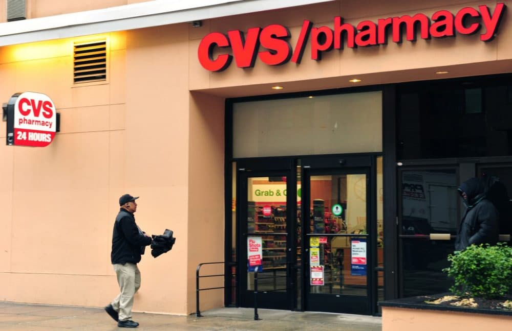 A man enters a CVS drugstore February 5, 2014 in Washington, D.C. The second-largest U.S. drugstore chain says its 7,600 stores across the country will cease tobacco sales by October 1, 2014, despite the projected $2 billion loss the move will entail. (Karen Bleier/AFP/Getty Images)