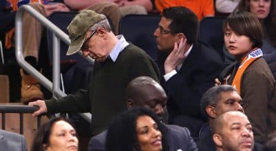 Alexandria Marzano-Lesnevich on why this is a difficult moment for survivors of sexual abuse. In this photo, filmmaker Woody Allen, left, leaves an NBA basketball game between the Miami Heat and the New York Knicks Saturday, Feb. 1, 2014, in New York. (Jason DeCrow/AP)