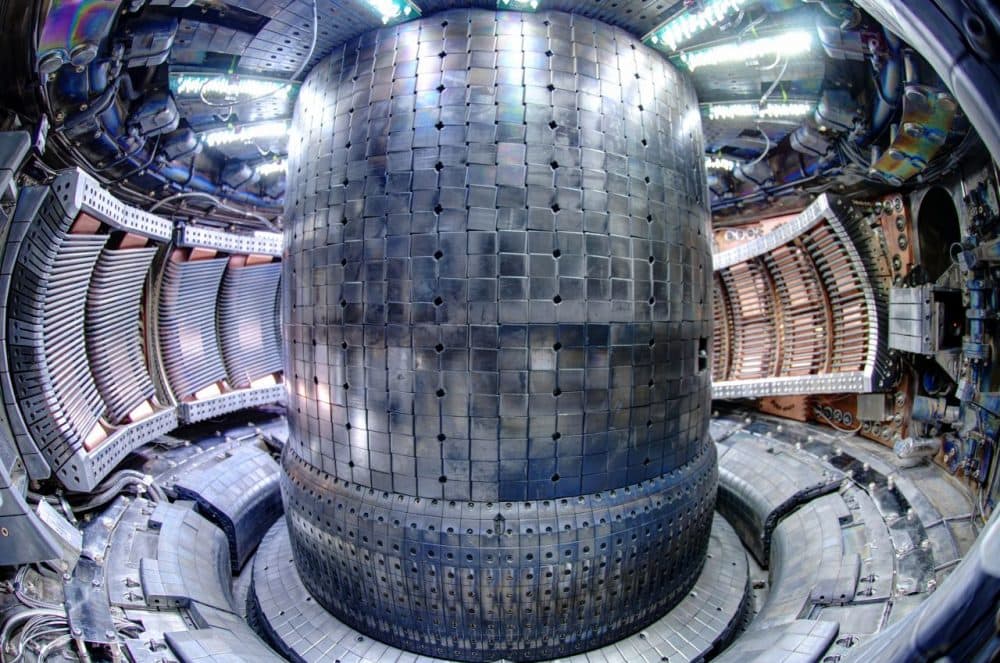 Click here for an interactive tour of the inside of the Alcator C-Mod reactor at the MIT Plasma Science and Fusion Center. (Courtesy MIT)