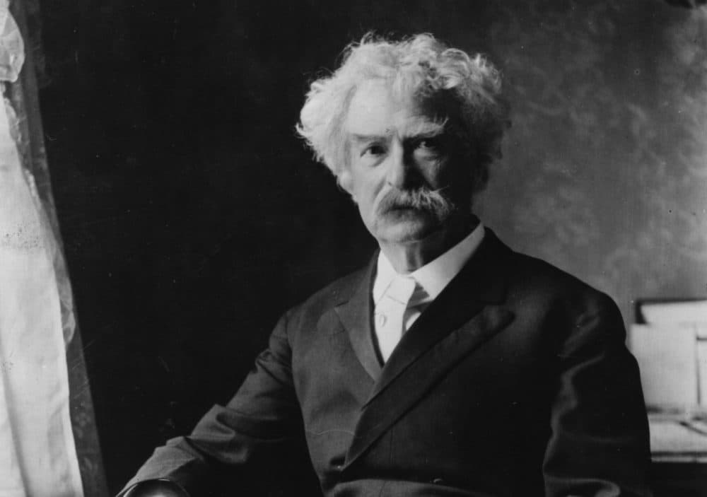 Circa 1895: Samuel Langhorne Clemens (1835 - 1910) the novelist, who wrote under the pen name of Mark Twain. (Ernest H. Mills/Getty Images)