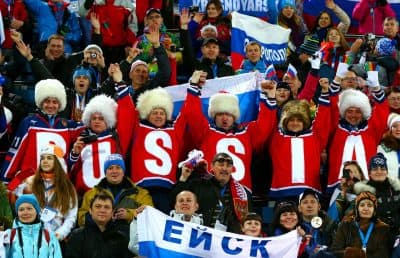 Russian fans love watching biathlon, but they need to learn when it's ok to cheer. (Paul Gilham/Getty Images)
