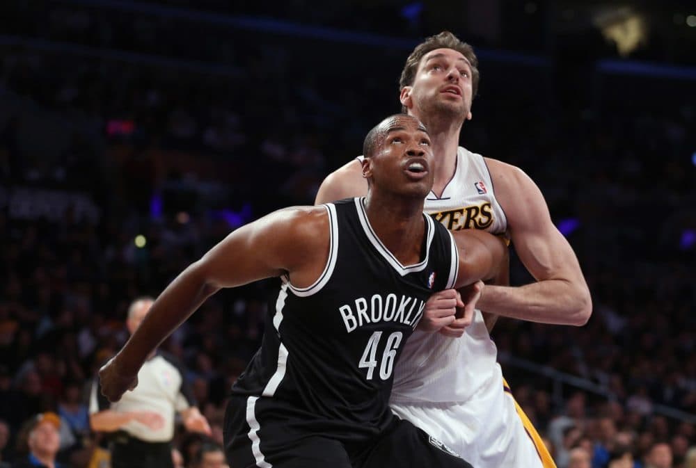 Jason Collins became the first openly gay player to play in the NBA for the Nets. (Jeff Gross/Getty Images)