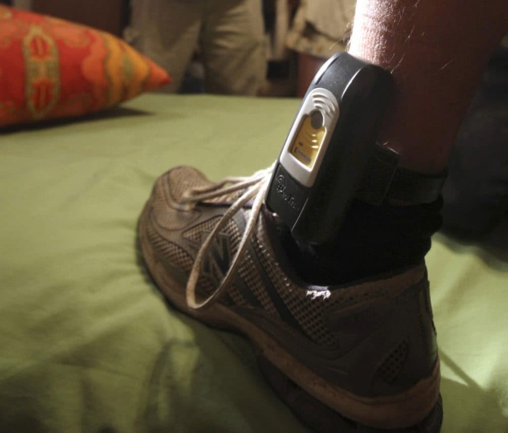 Electronic ankle bracelets used to track an offender's whereabouts have proliferated in the three decades since they were introduced as a crime-fighting tool. (AP/Rich Pedroncelli)