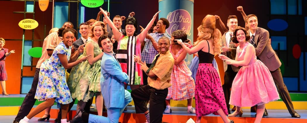 The cast of &quot;Hairspray.&quot;  (Gary Ng)