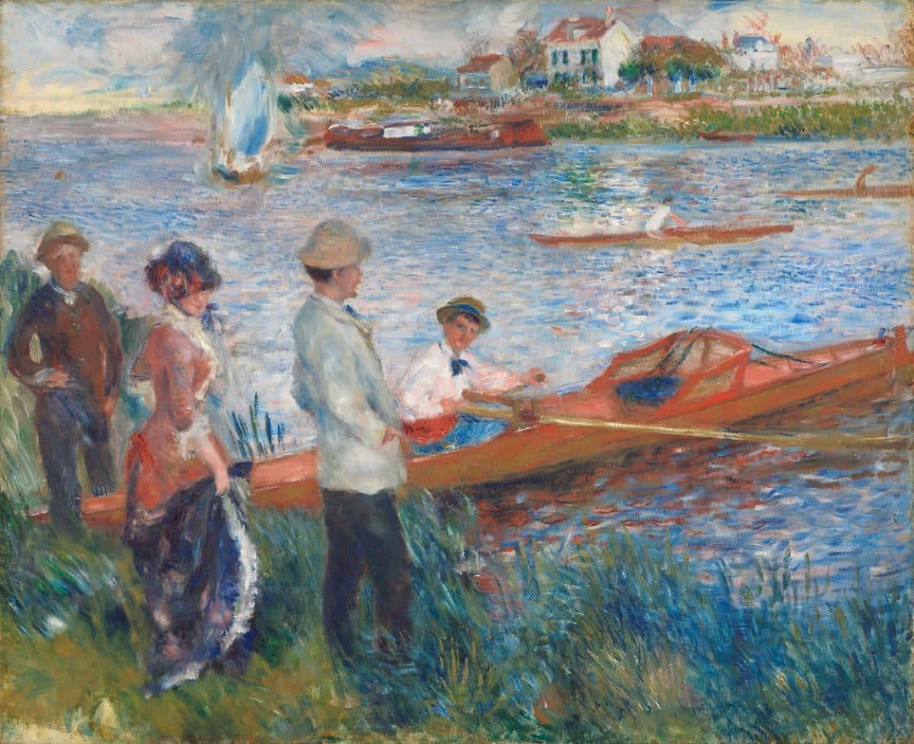 Pierre-Auguste Renoir, &quot;Oarsmen at Chatou.&quot; (From &quot;Impressionists on the Water&quot; at the Peabody Essex Museum)