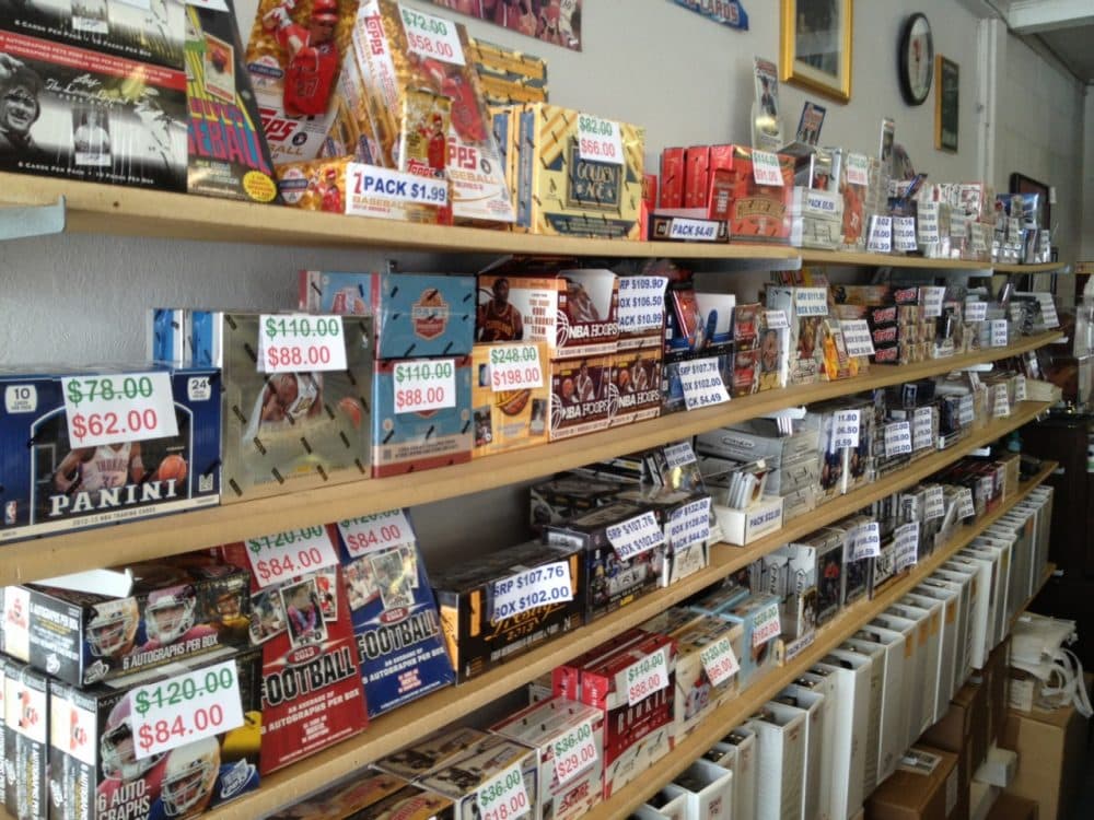 At Jerry's shop, baseball cards range in price from a few dollars to several hundreds. (Scott Graf/Only A Game)