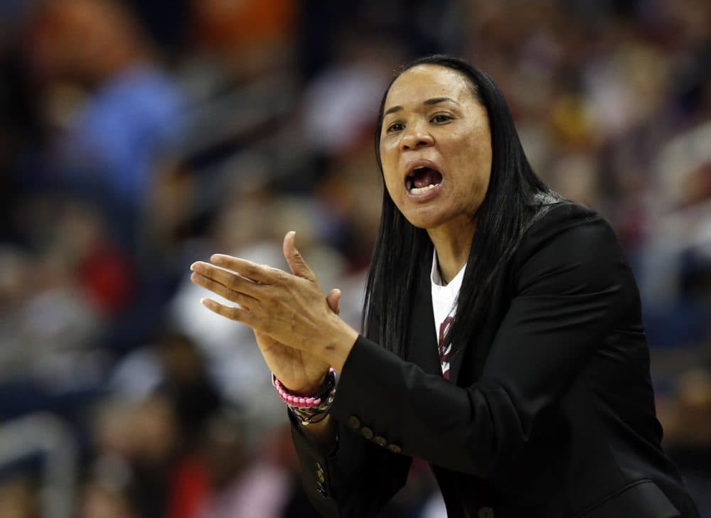 Coach Dawn Staley has led the South Carolina Gamecocks to their first No. 1 tournament seed. (John Bazemore/AP)