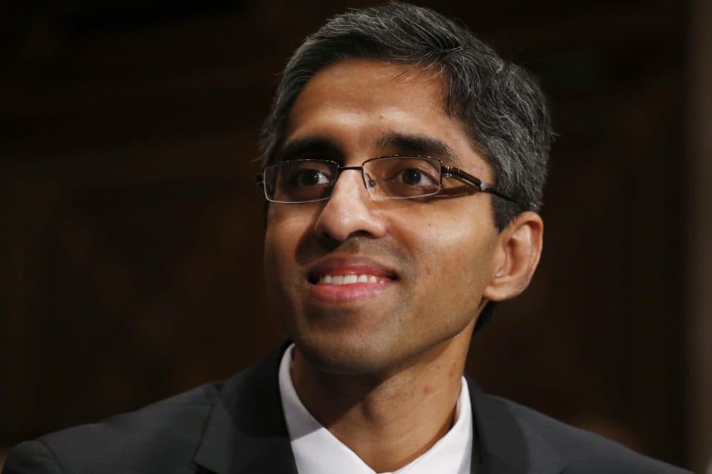 Dr. Vivek Hallegere Murthy, President Barack Obama's nominee to be the next U.S. Surgeon General, listens on Capitol Hill in Washington, Tuesday, Feb. 4, 2014, during his confirmation hearing before the Senate Health, Education, Labor, and Pensions (HELP) Committee. (AP)