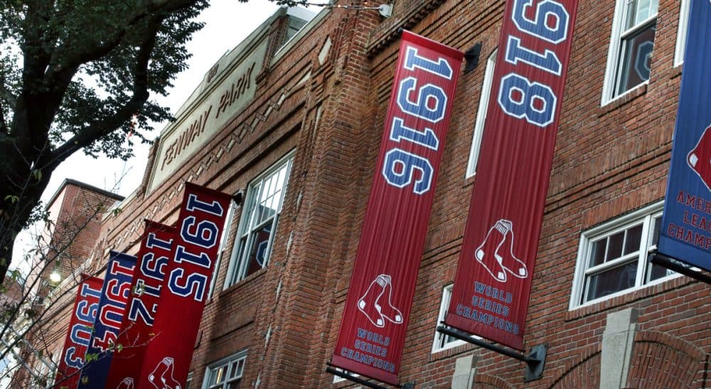 red sox championship banners