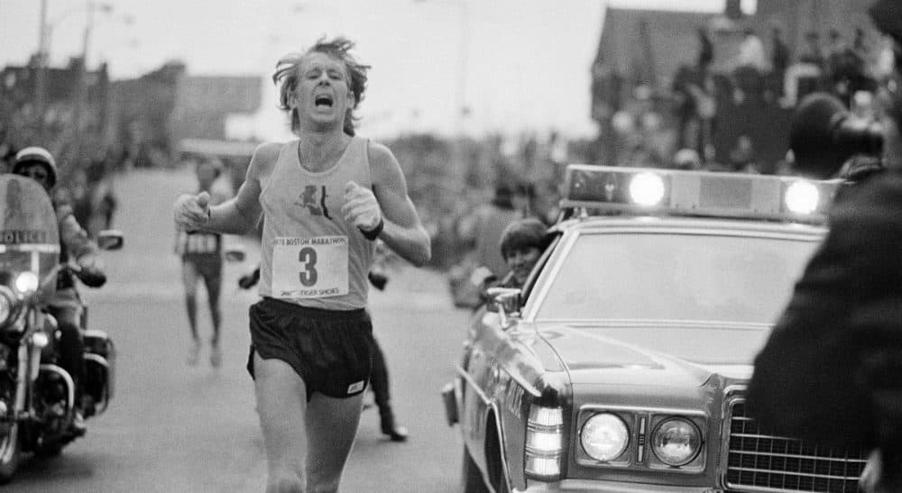 Julie Wittes Schlack: Contrary to the divine wisdom of Dr. Phil, a detailed analysis suggests life is neither marathon nor sprint. In this photo, Bill Rodgers, of Melrose, Mass., crosses the finish line to win the Boston Marathon on April 17, 1978. (AP)