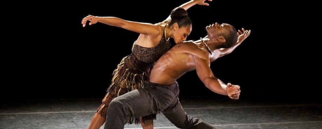Linda Celeste Sims and Jamar Roberts in &quot;Lift&quot; by the Alvin  Ailey American Dance Theater.  (Paul Kolnik)