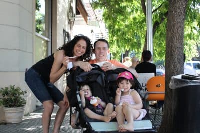 Sue Levy and her family on vacation in Buenos Aires fall 2013. (Courtesy)