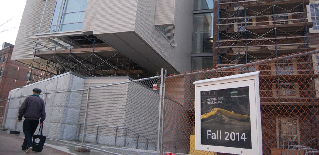 The renovated and expanded Harvard Art Museums are scheduled to reopen this November. (Greg Cook)