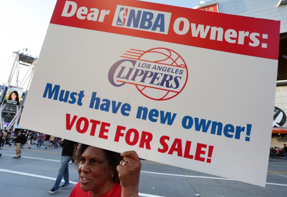 Many are calling for the NBA to force Sterling to sell the Clippers. (Jonathan Alcorn/Getty Images)